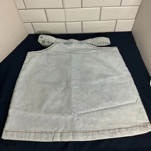 WeWoreWhat Denim Cut Out Skirt Size Small - Picture 1 of 3